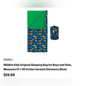 Wildkin Kids Dinosaur Sleeping Bag